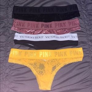 Never worn Victoria’s Secret XS thongs